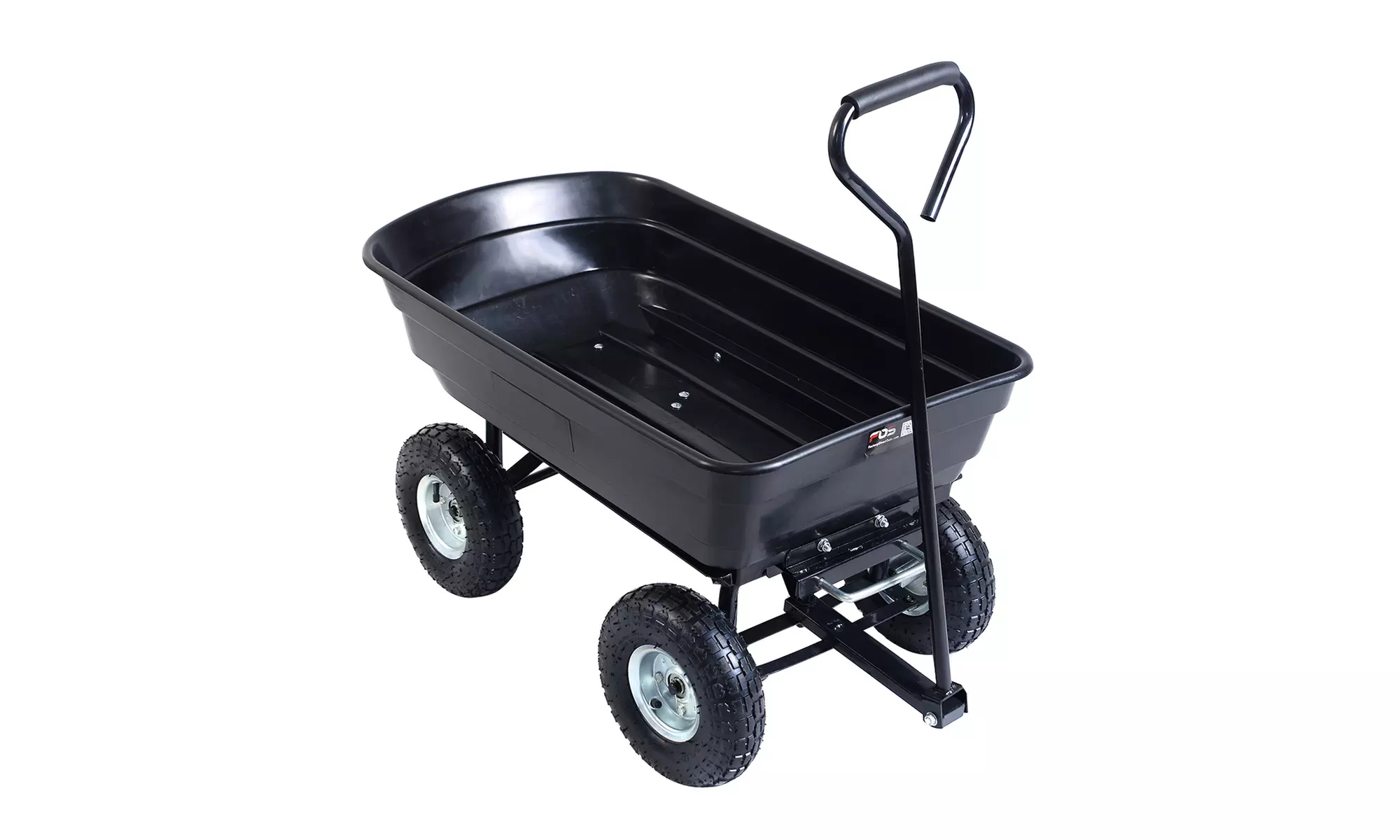 660lb Garden Dump Cart Dumper Wagon Carrier Wheel Barrow Air Tires Heavy Duty - Primary Image