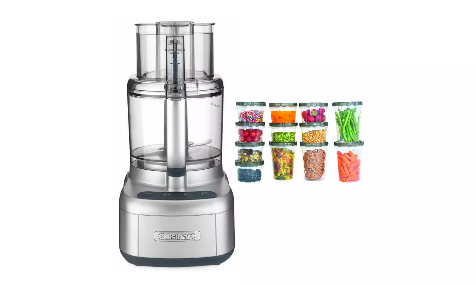 Cuisinart Elemental 11-Cup Food Processor (Silver) with Lunch Bag - Primary Image