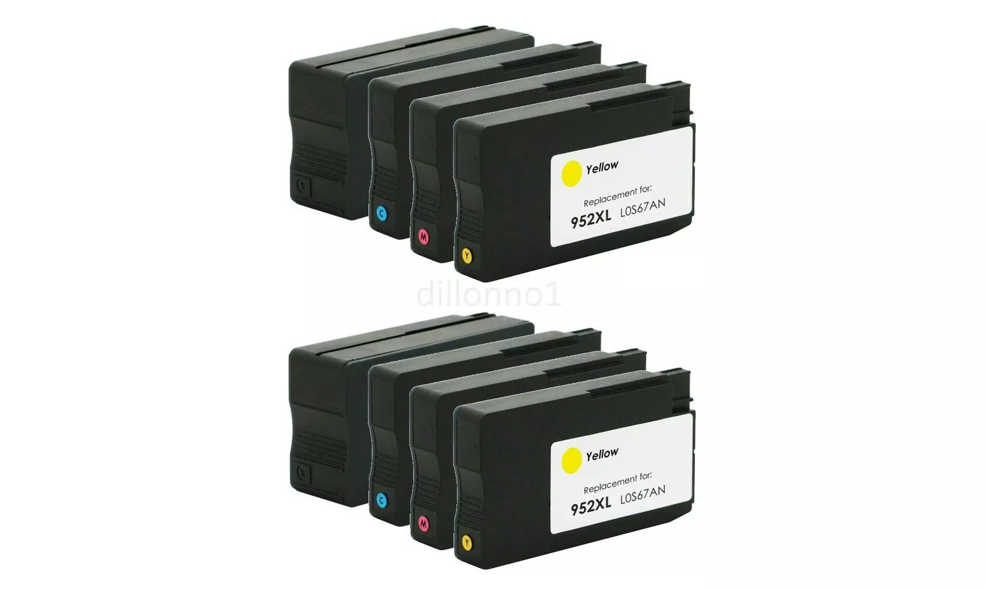 8 pack 952XL Ink for HP Officejet Pro 7740 8210 8216 8218 8710 8714 8715 8716  - Primary Image