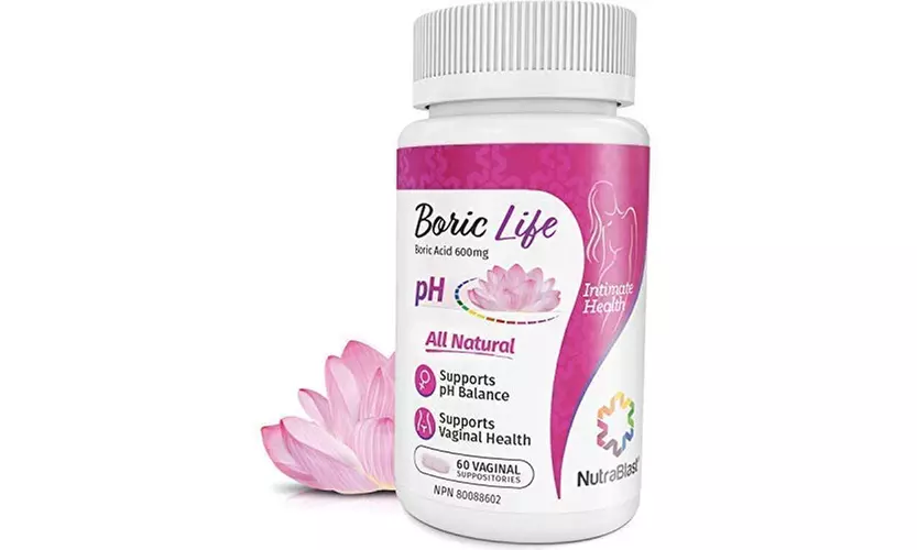 NutraBlast Boric Life Boric Acid Vaginal Suppositories - Second Medium