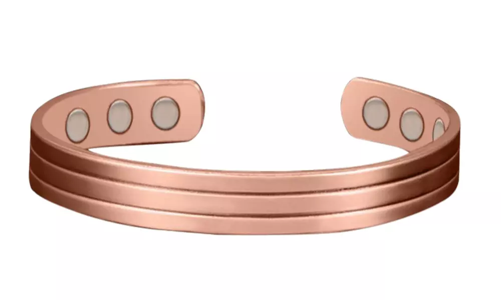 Unisex Copper Magnetic Bracelet for Positive Energy