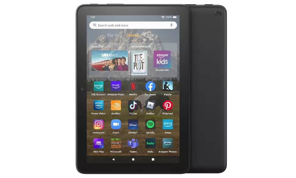 Amazon Fire HD 8 tablet, 8" HD Display, 32 GB (2022 release), Black - Primary Image