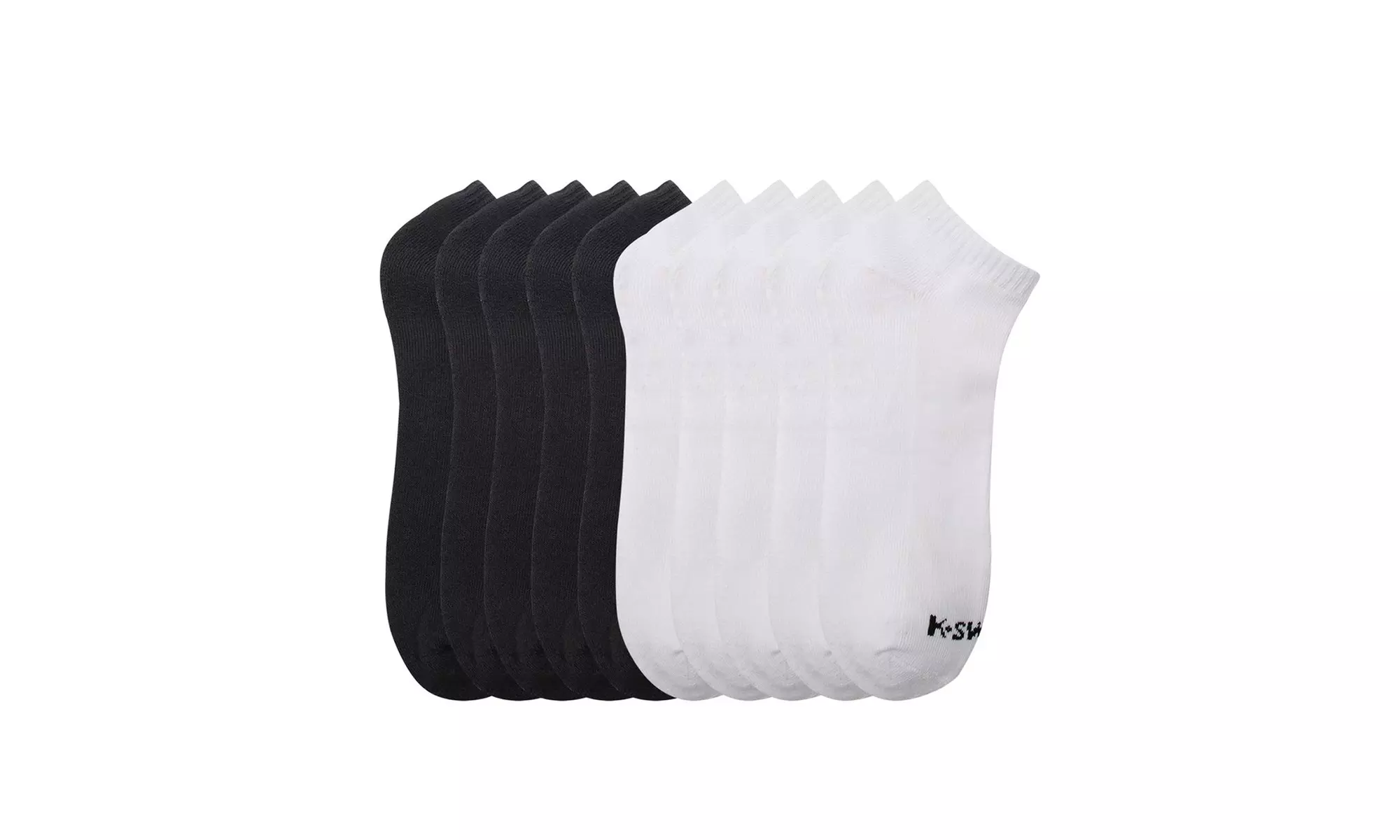 Men Half Cushion Solid Low-Cut Socks, Size 10-13, 10-Pack - Primary Image