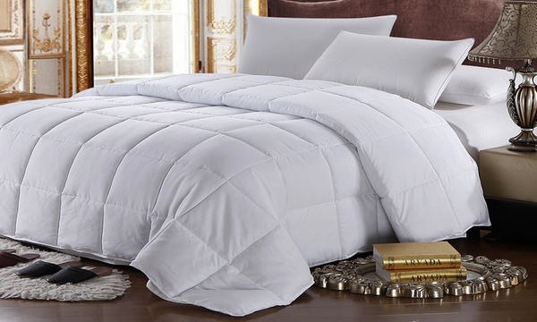 Groupon feather clearance duvet