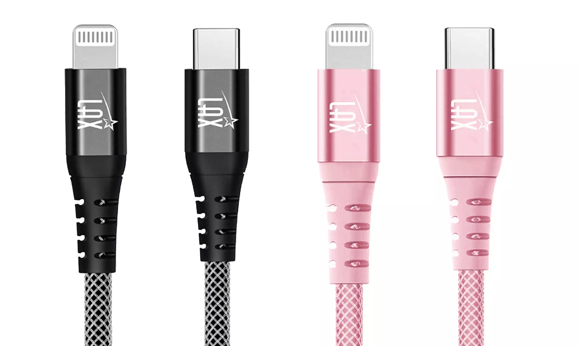 LAX Apple-Certified 4-Ft Lightning to USB Type C Cable - Primary Image