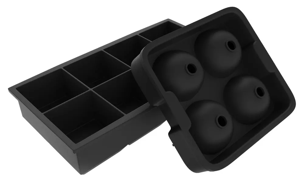 Ice Cube Tray- Silicone Ice Ball and Ice Cube Maker by Chef Buddy (2 Pack) - Primary Image