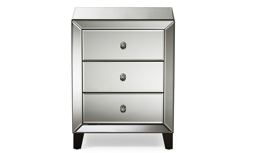 groupon mirrored bedside table