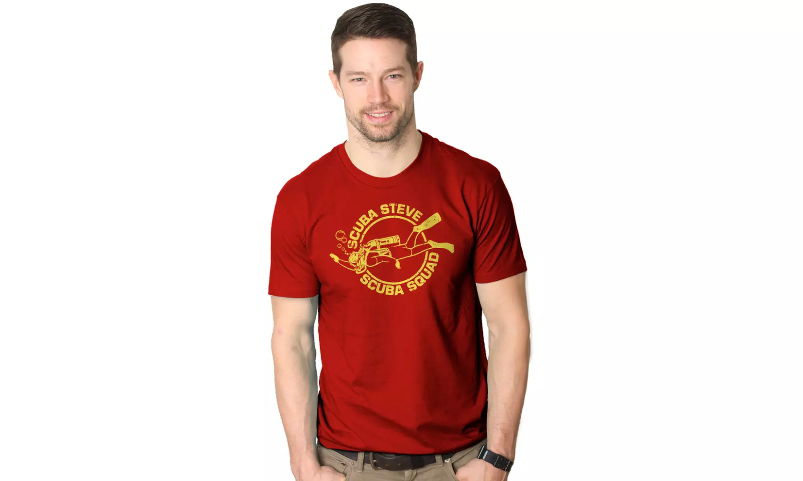 Scuba Steve Scuba Squad T  Shirt Funny Vintage 90s Hilarious Retro Saying Cool - Second Medium