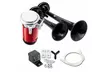 Zone Tech Air Horn Dual Trumpet 12v Train Car Kit Compressor 115DB - Second Medium