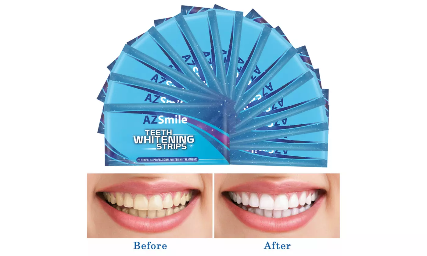 AZ Smile Teeth Whitening Strips PAP White Strips 28PC - Primary Image