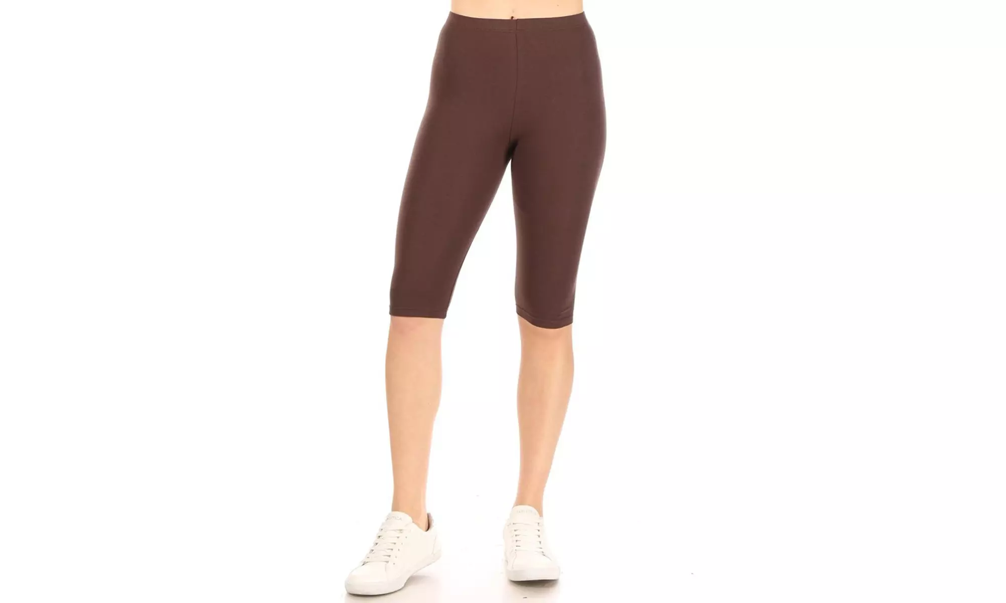 Women's Casual Solid Slim Running Yoga Capri Leggings (Pack of 3)