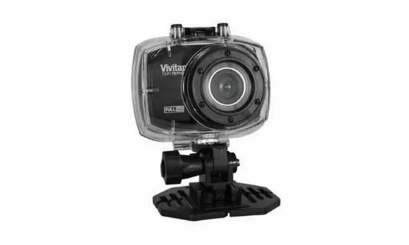 Vivitar DVR787 Full HD Action Camera with Remote, Waterproof Case, and 2 Mounts - Primary Image
