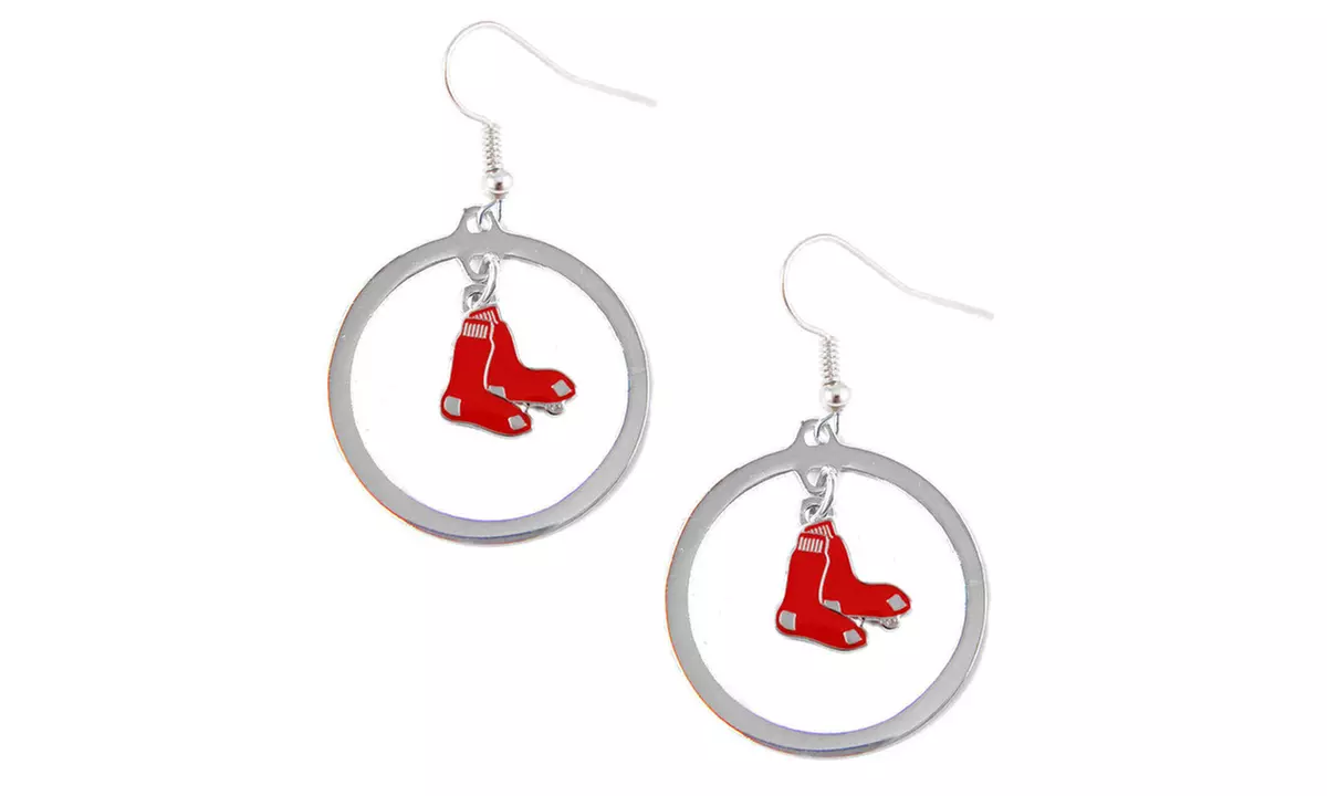 MLB Dangle Hoop Earrings - Primary Image