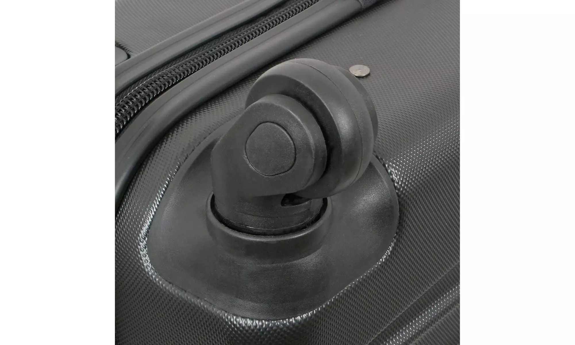 Geoffrey Beene 20-Inch Hardside Carry-on Upright Luggage - Black - Second Medium