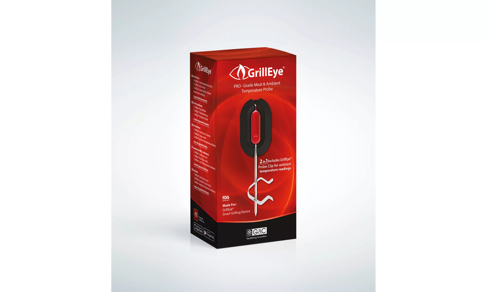 GrillEye Pro Meat & Ambient Probe  - Second Medium