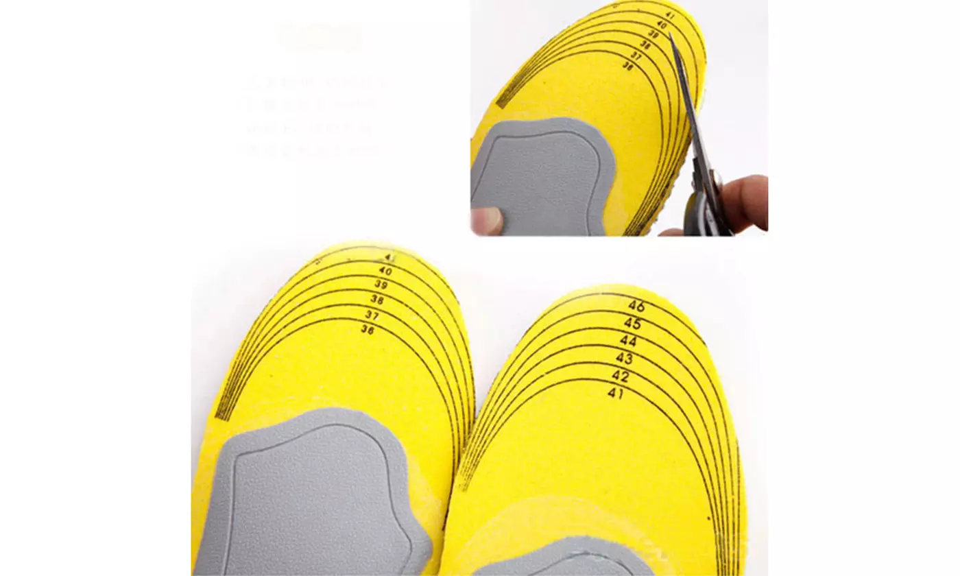 Adjustable Comfortable Memory Foam Insoles with Template - Second Medium