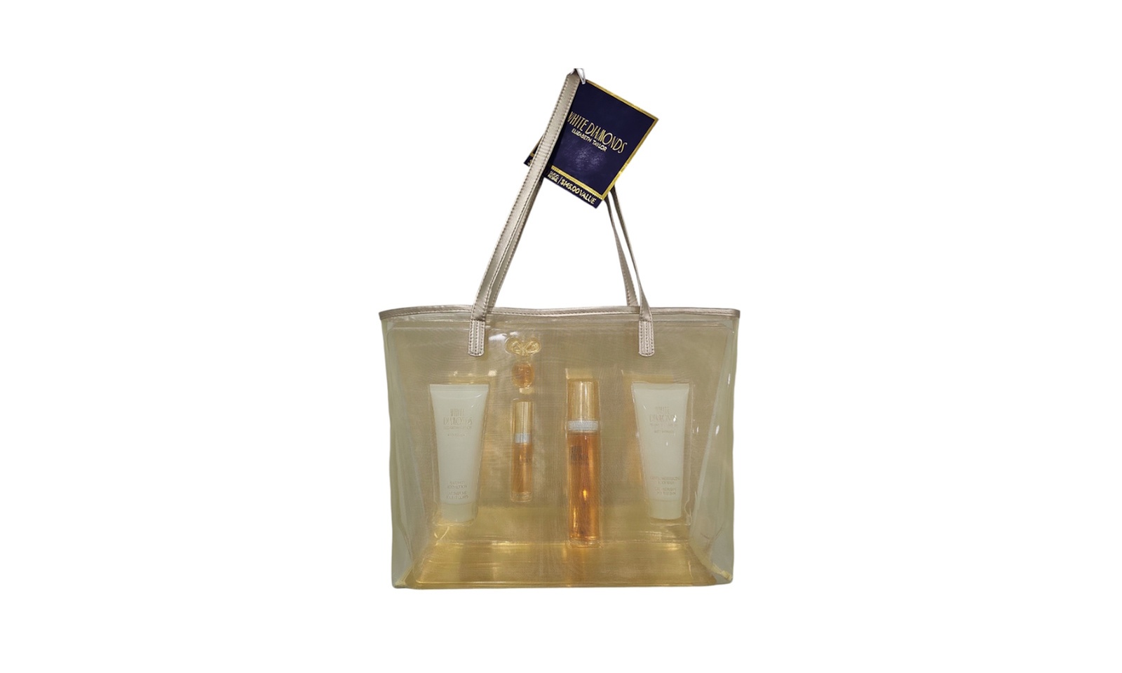 Elizabeth Taylor White Diamonds 5 Piece Eau de Toilette Gift Set With Tote Bag