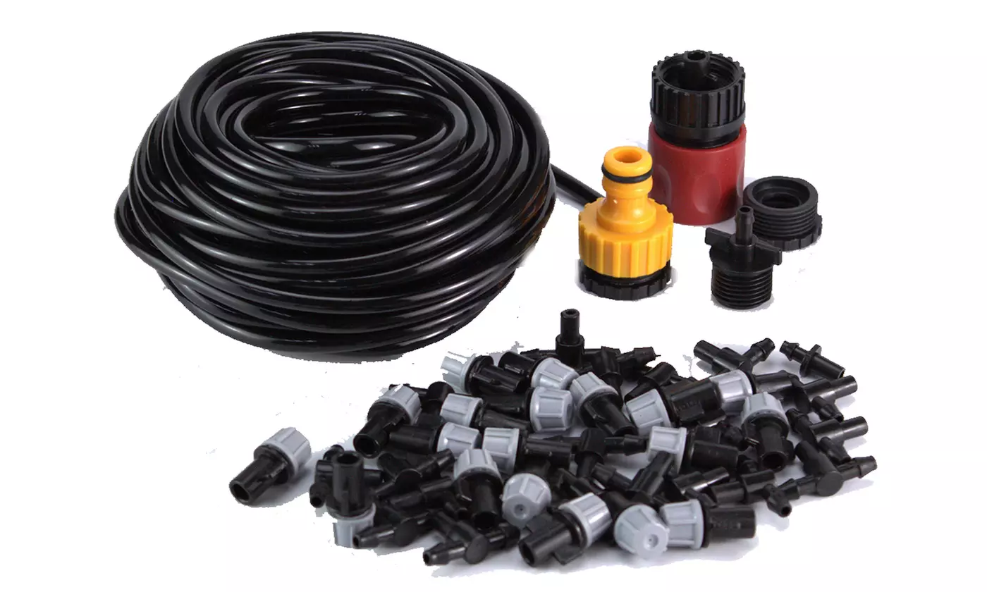 Water Misting Cooling Sprinkler Micro Drip Irrigation System for Patio Garden