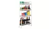 Slide out 4 Tier Slim Tower Trolley Kitchen Bathroom Office Storage Cart