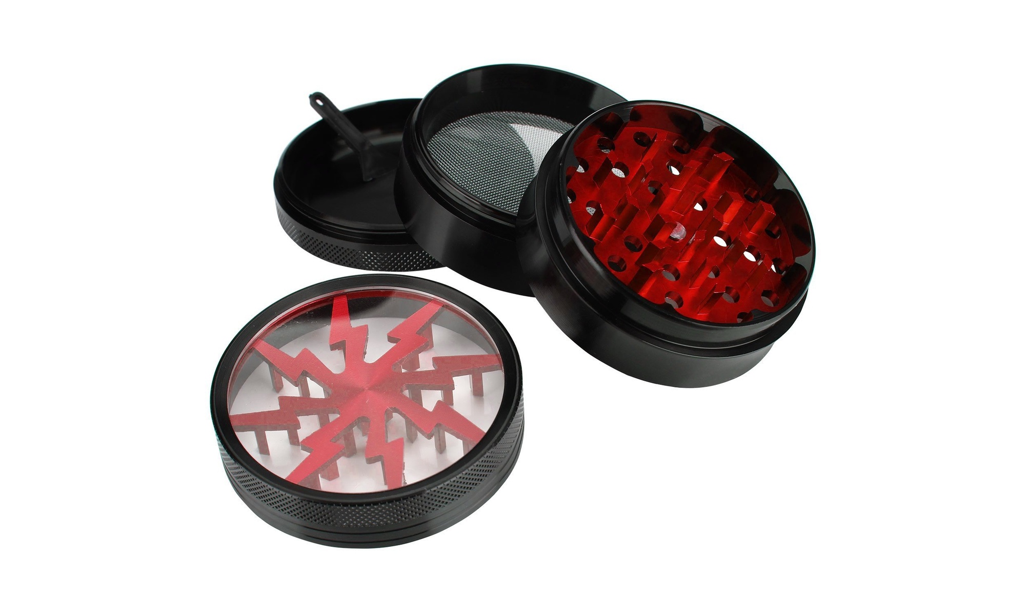 4-Layer Herb Grinders w/ Bonus Container (Small, Medium, Large)