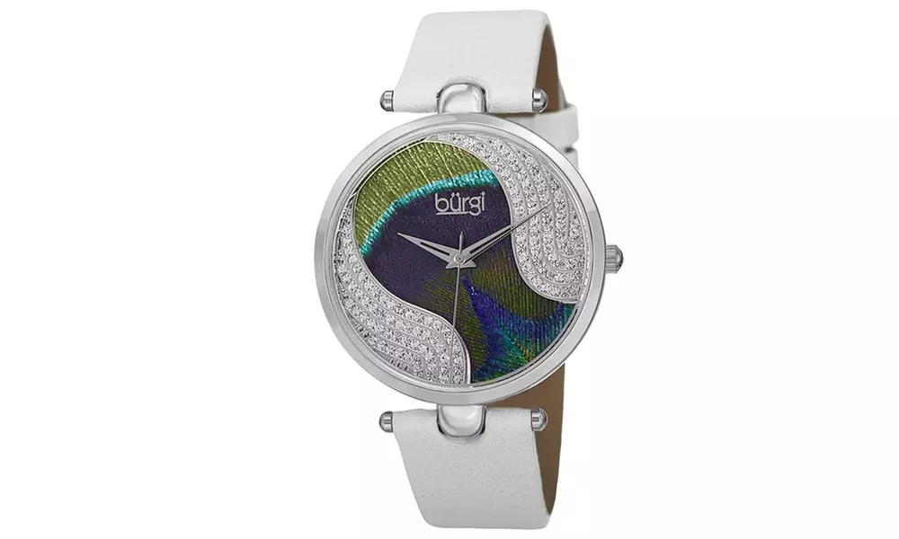 Woman's Burgi Genuine Diamond Watch Collection