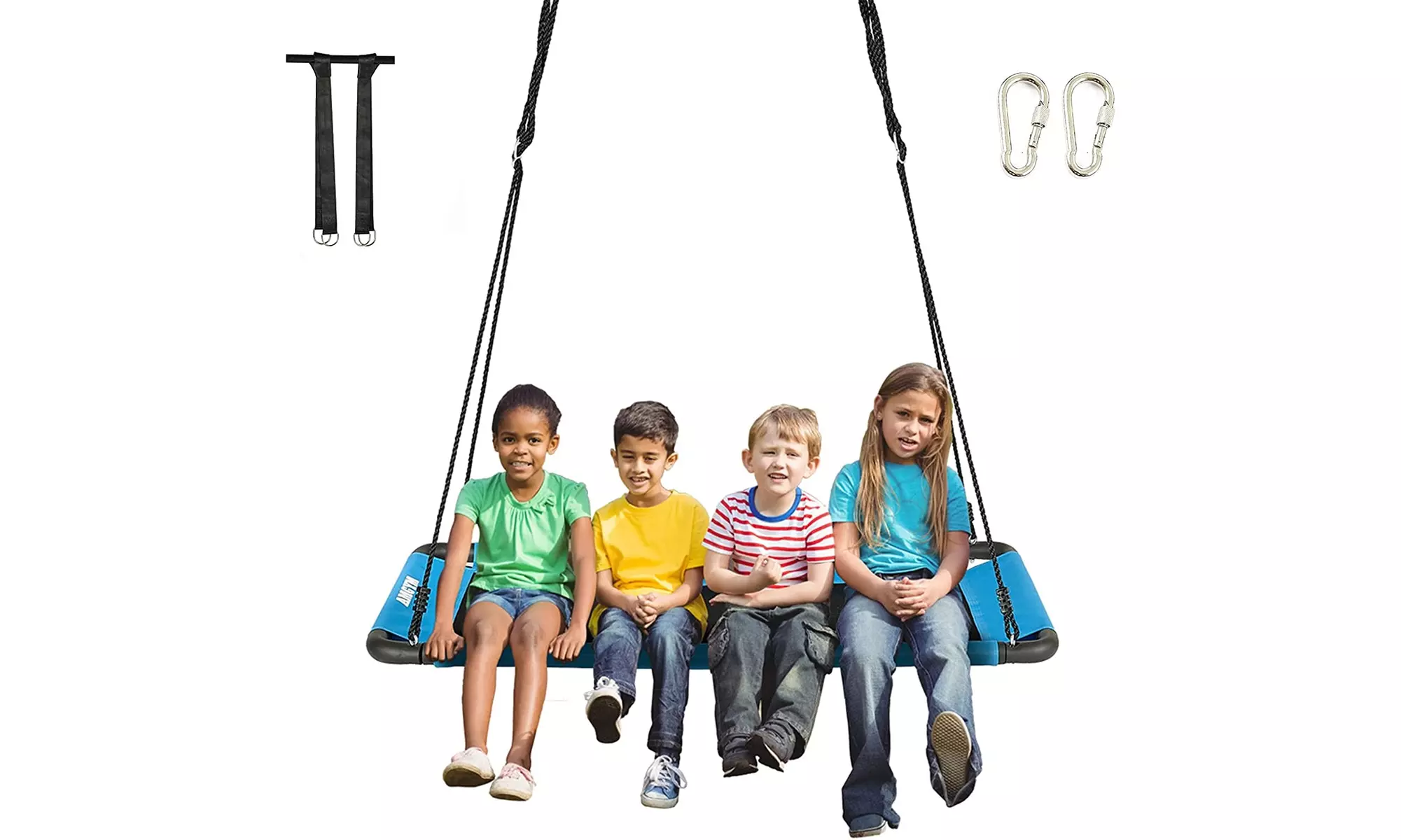 60" Platform Tree Swing 700lbs Rectangular Swing for Kids and Adults - Primary Image
