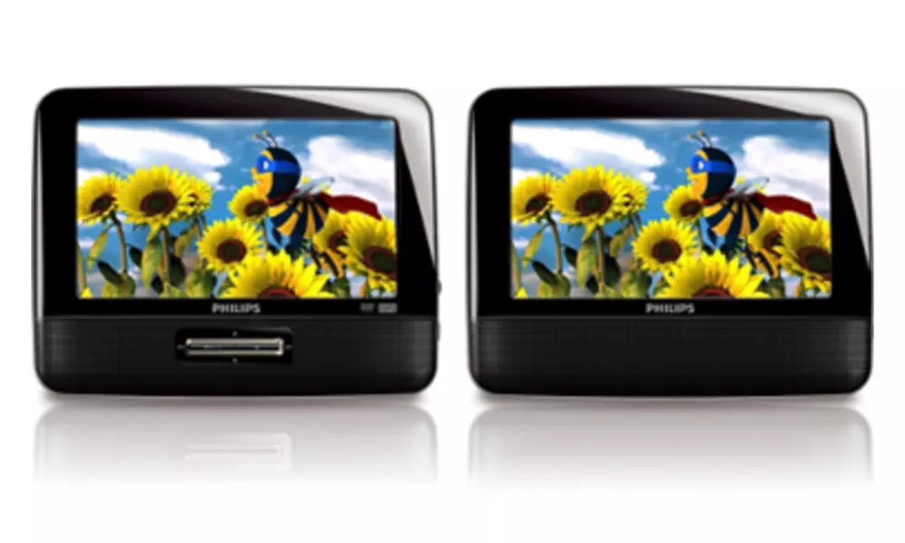 Philips PD7012/37 Portable 7" Dual Screen DVD Player - Primary Image