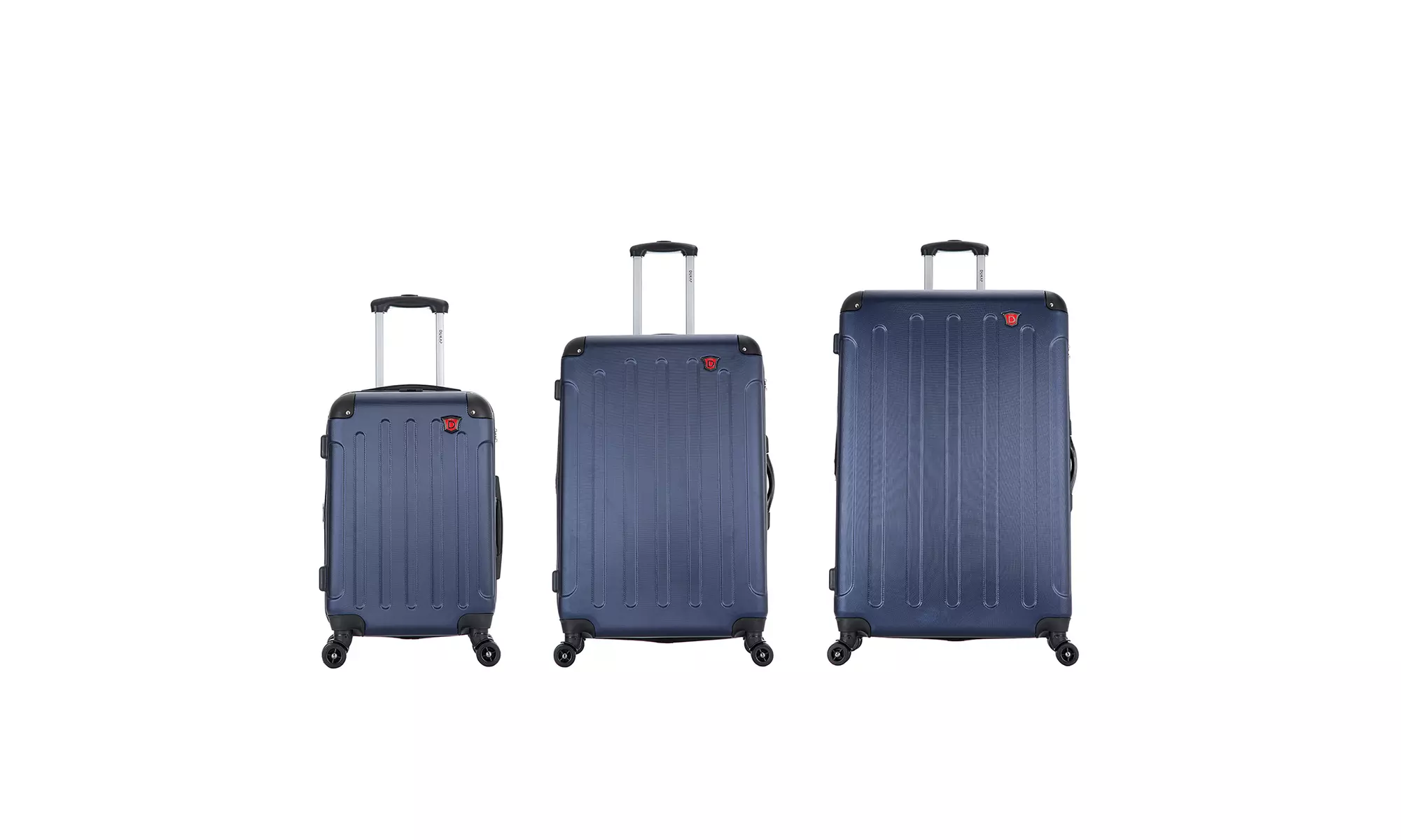 Three-Piece DUKAP Intely Smart Hardside Luggage Set 20"/28"/32"