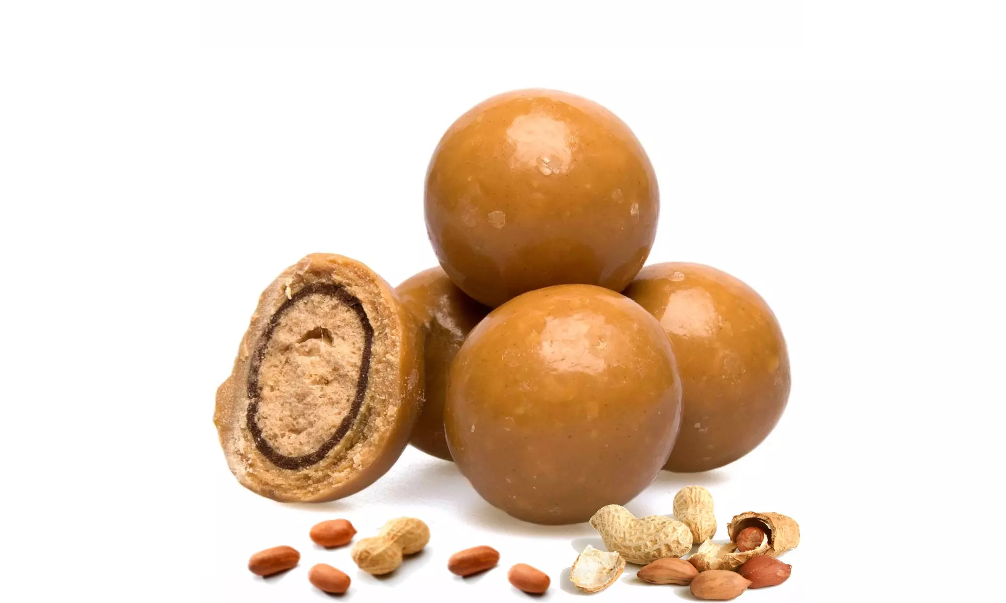 Andy Anand Milk Chocolate Peanut Butter Malted Milk Balls & Greeting Card - Primary Image