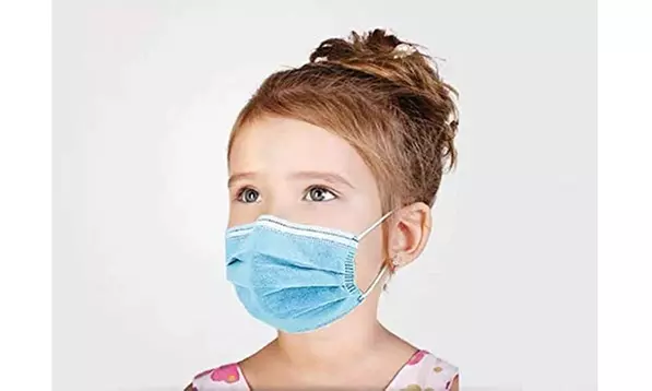 Kid's 3-PLY Disposable Face Mask - Primary Image