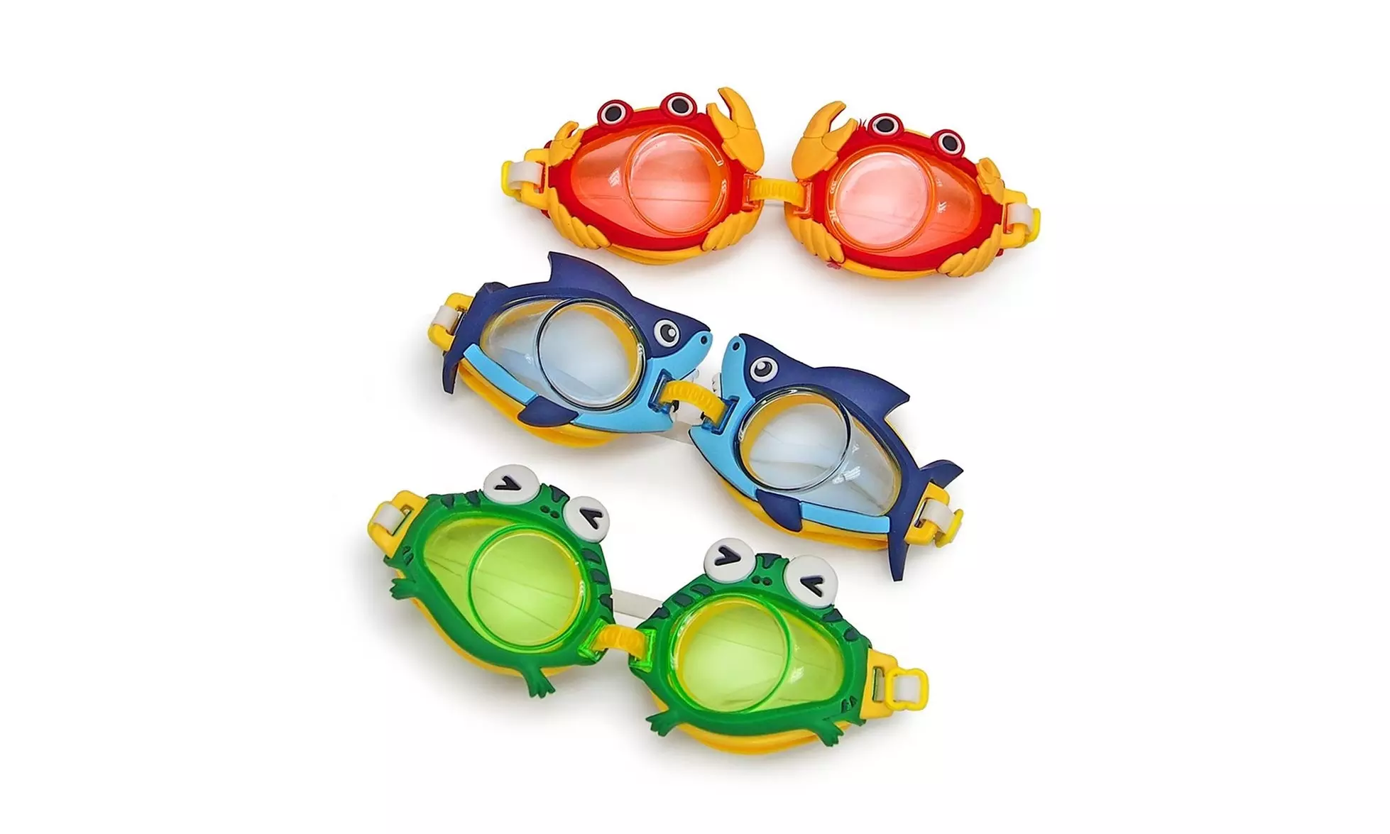 3-Pack Kids Novelty Swim Goggles - Primary Image