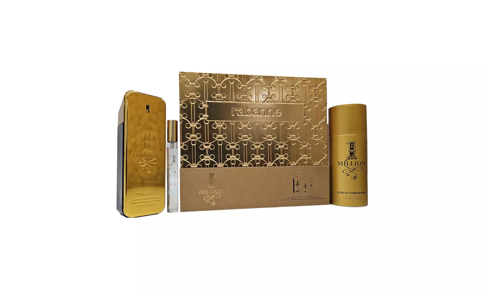 Paco Rabanne 1 Million Eau de Toillette 3 Piece Gift Set for Men  - Primary Image