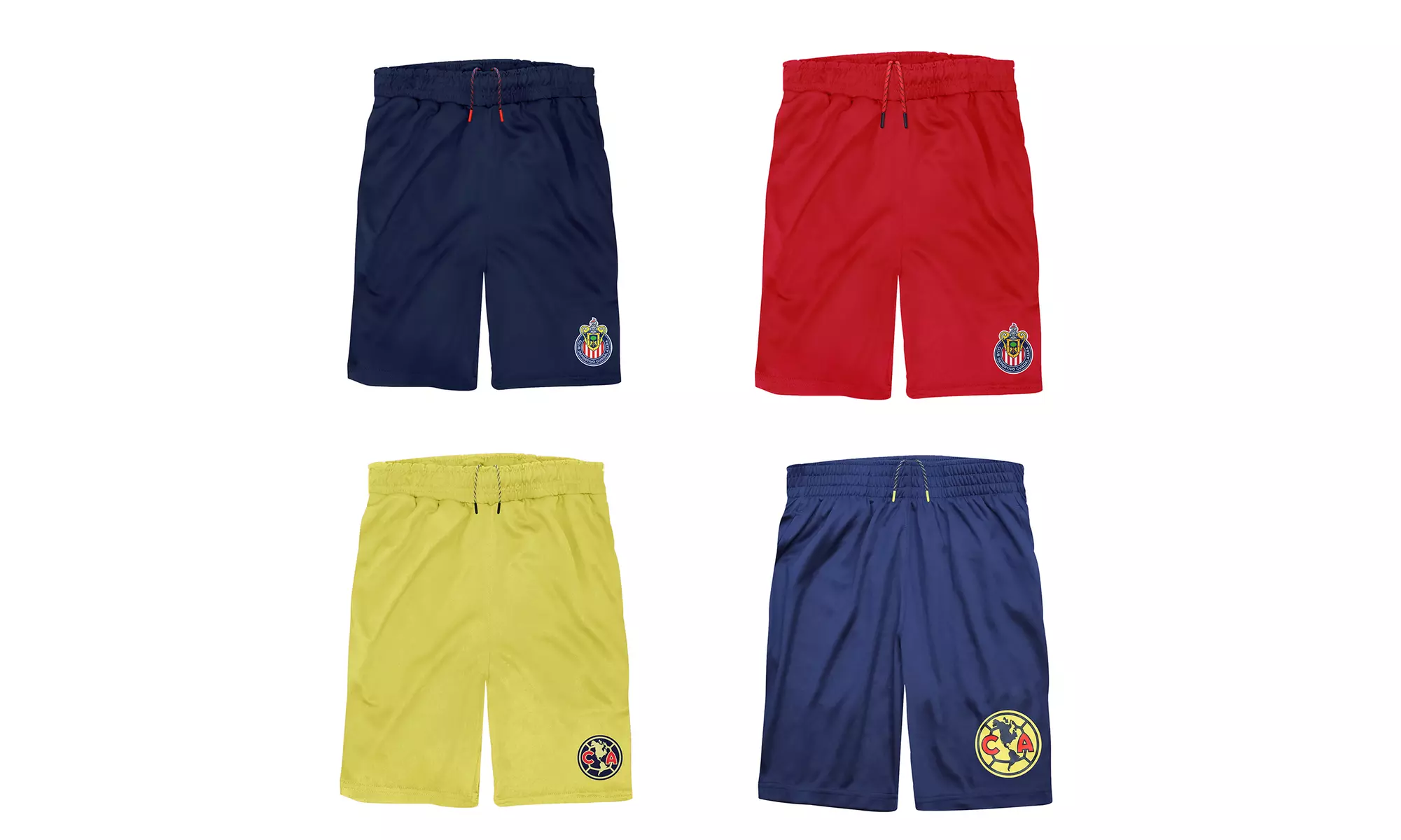 Boys' LIGA MX Club Logo Active Track Soccer Shorts - 6" Inseam - Primary Image