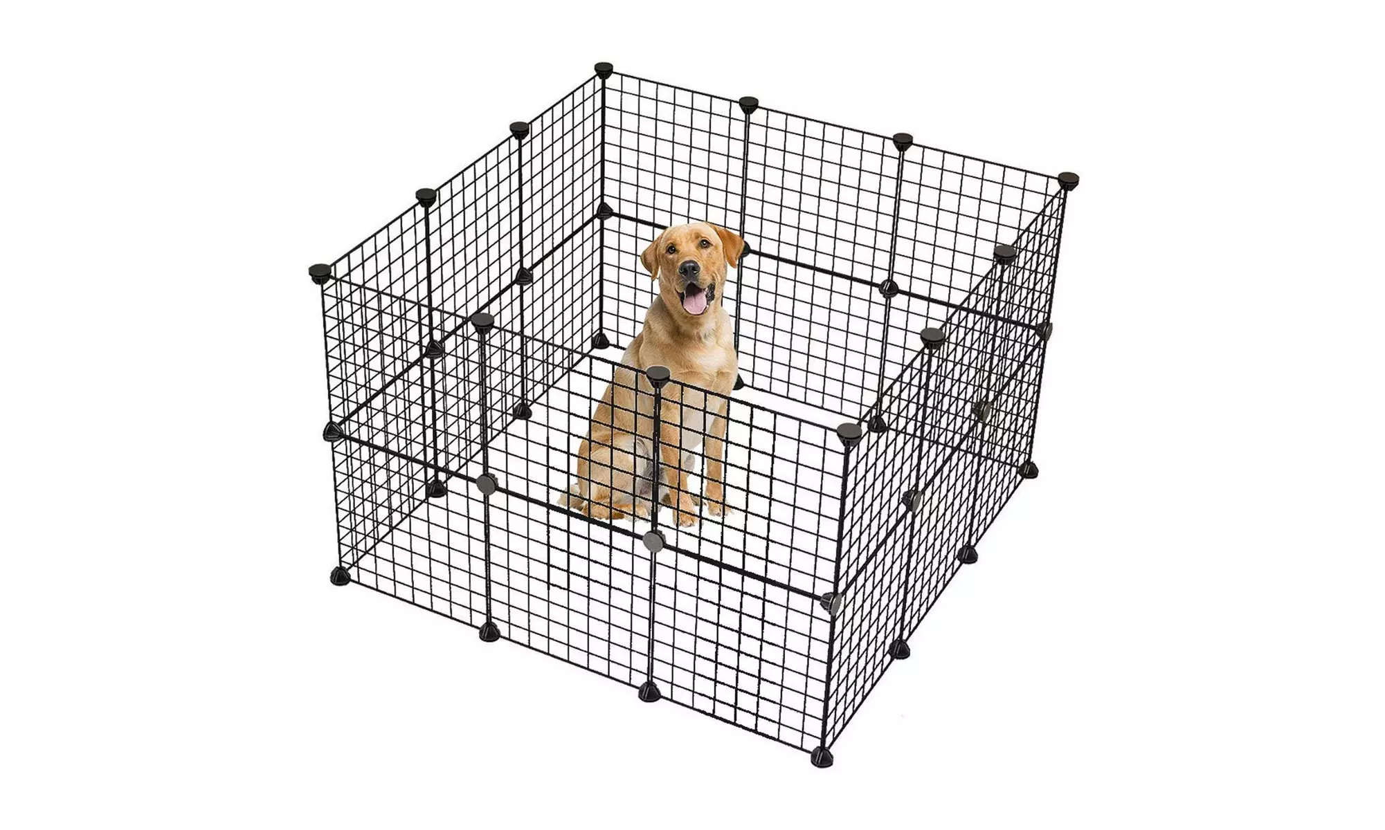 Metal Wire Storage Cubes, Free Standing Modular Shelving Grids - Primary Image