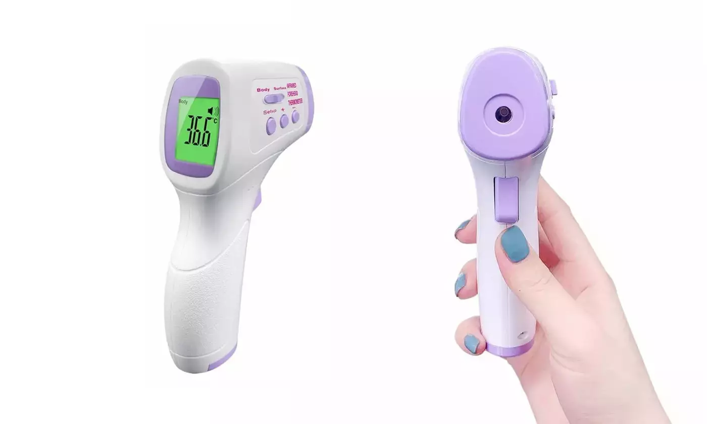 LCD Screen Digital Non-Contact Forehead Infrared Thermometer - Primary Image