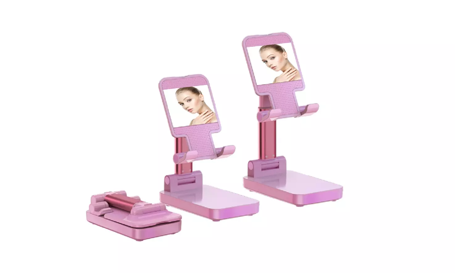Adjustable Cell Phone Tablet Stand Desktop Holder Mount Mobile Phone iPad iPhone