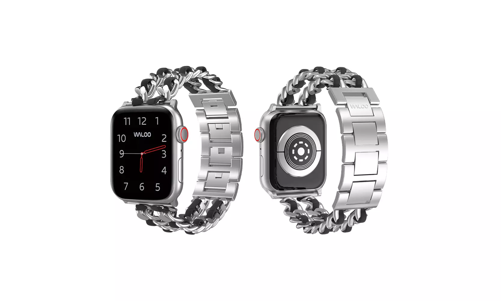 Waloo Leather Looped Apple Watch Band