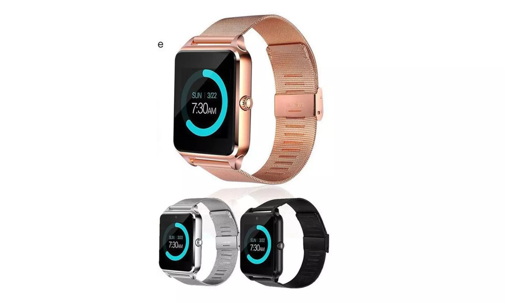Bluetooth Smart Watch and Phone w/ Built-in camera For Android iOS Apple iPhone - Primary Image