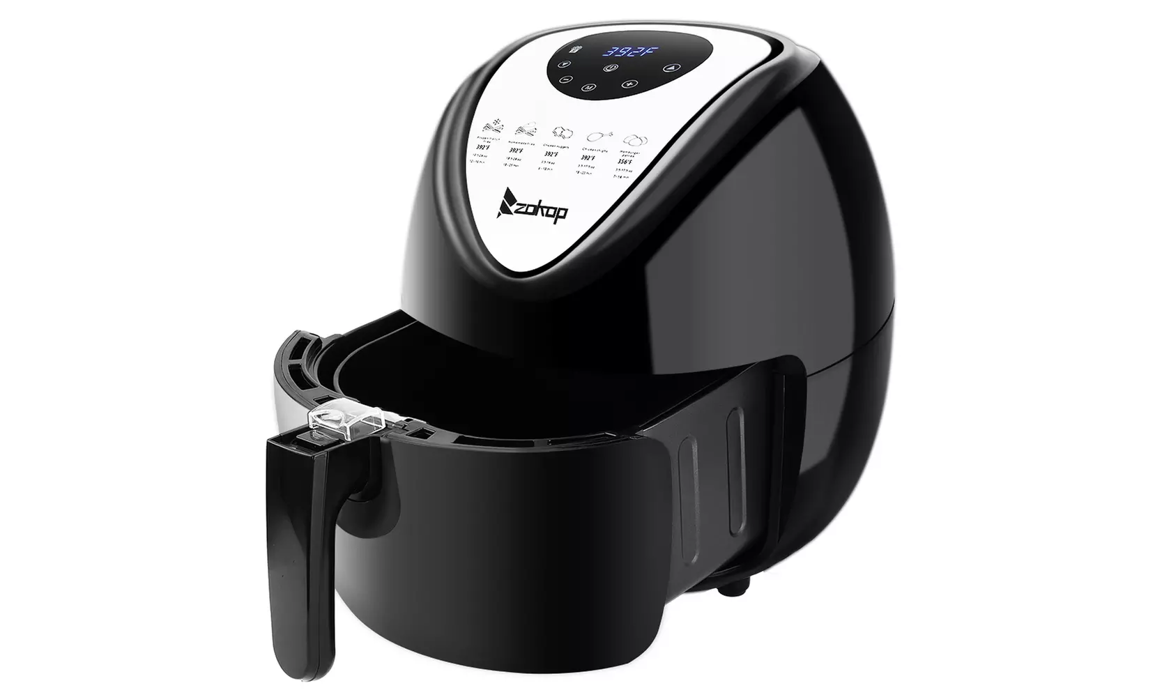 1800W 5.6Quart Air Fryer LCD Digital Touch Screen and Nonstick Detachable Basket - Primary Image