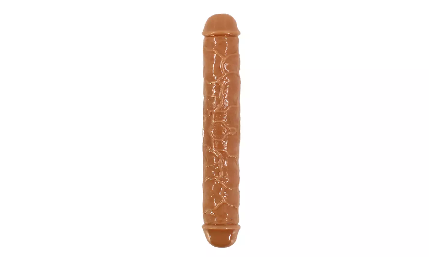 Extra Long 15 inch Double Sided Realistic Dildo Dong Flexible Jelly Sex Toys