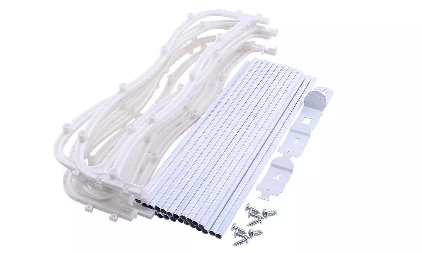 iMounTEK 12-Tier 36 Pair Over-The-Door Wall Hanging Shoe Rack Organizer