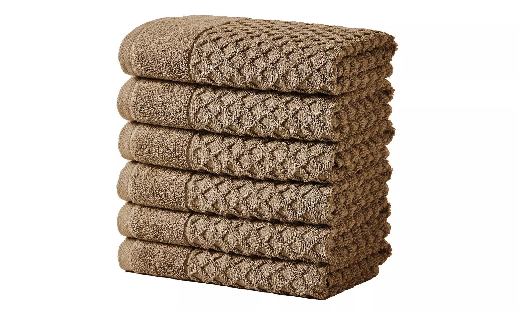 Ultra-Soft 100% Cotton Diamond Waffle Bath Towels