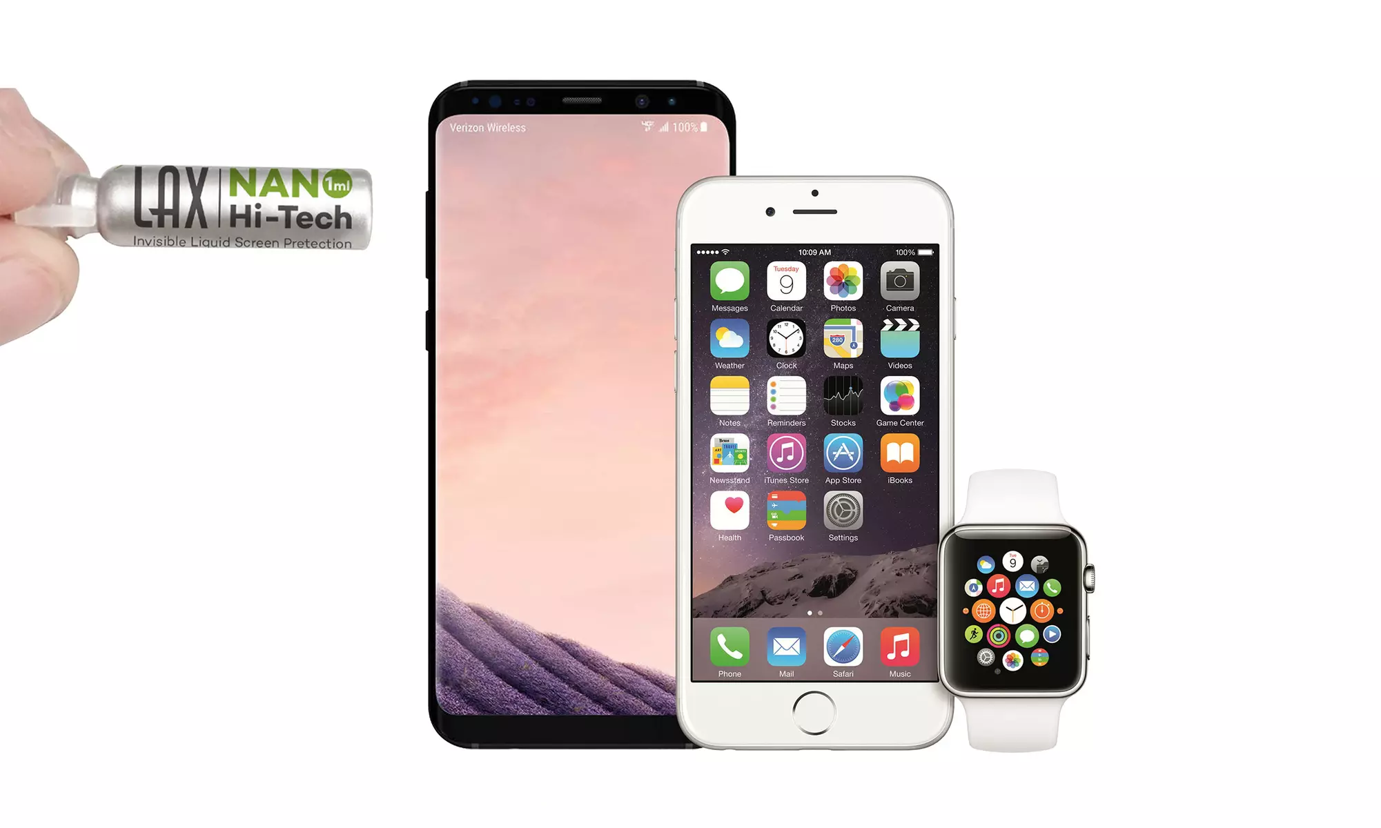Liquid Glass Screen Protector for Smartphones, Tablets, and Smart Watches