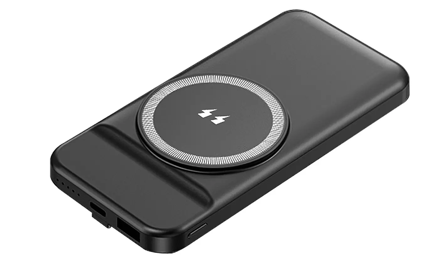 PowerMaster 10,000mAh Magnetic Wireless Power Bank PD Fast Charging Battery Pack - Primary Image