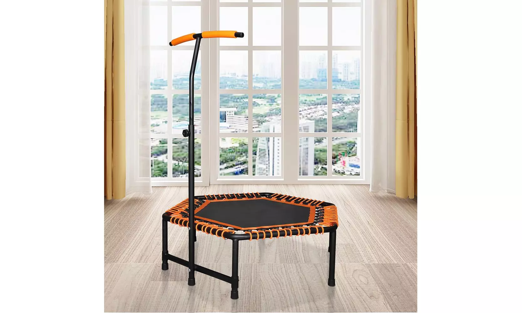 Fitness Trampoline Bungee Rebounder Jumping Cardio Trainer Workout - Primary Image