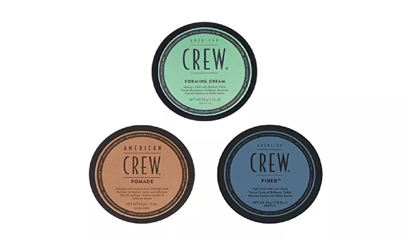 American Crew Men's Complete 3 Piece Hair Grooming Kit, 9 oz Set - Primary Image