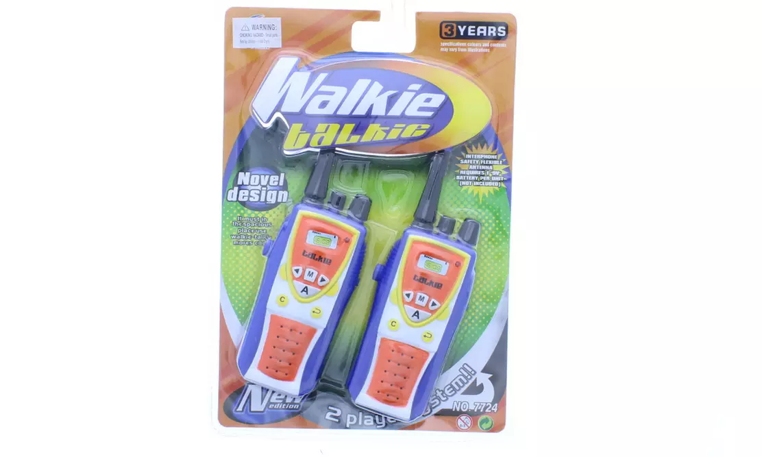 Kids Fun Walkie-Talkie Set (2-Pack) - Primary Image