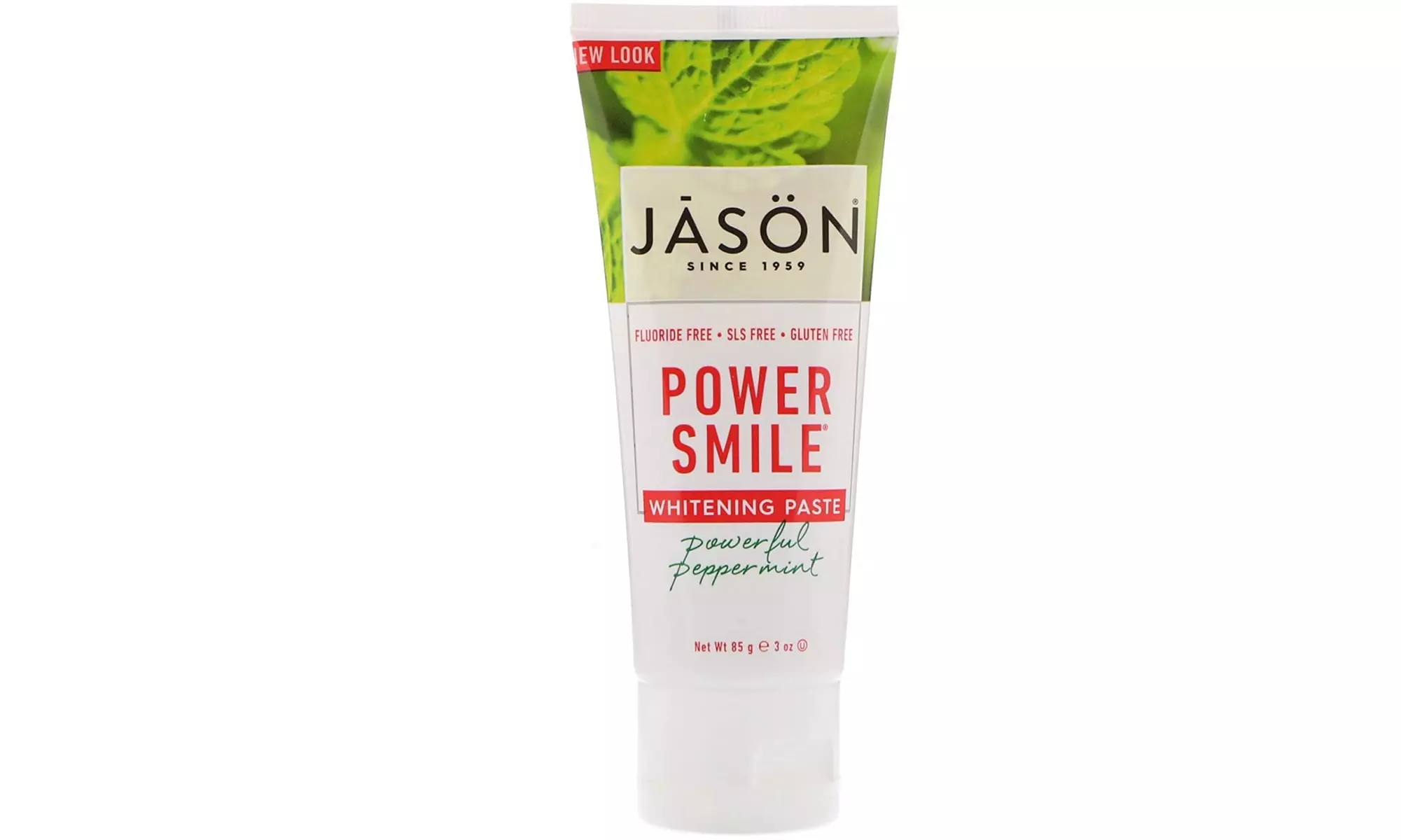 Jason Powersmile Whitening Fluoride-Free Toothpaste, Powerful Peppermint - Primary Image