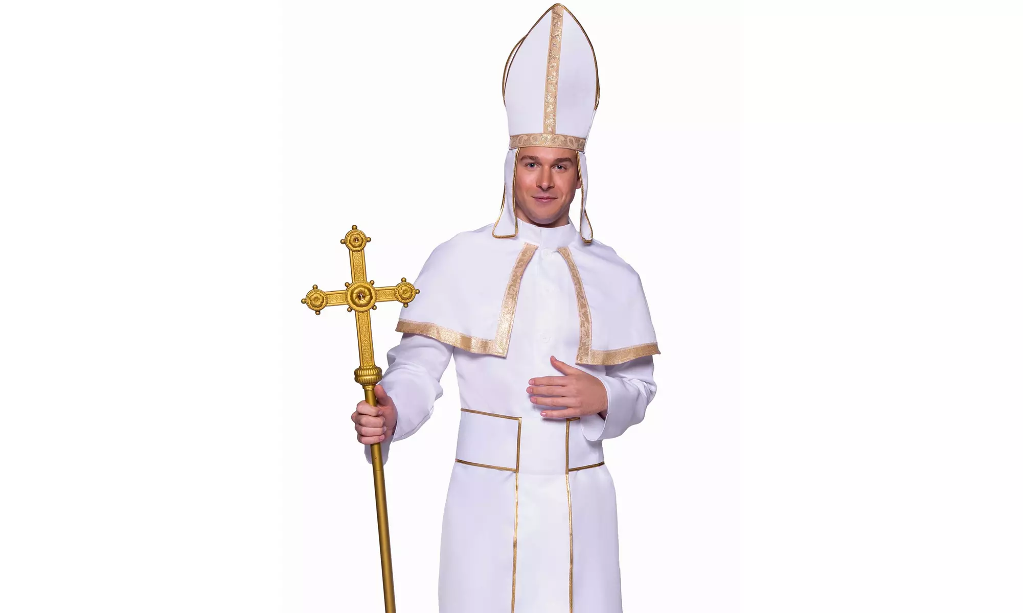 Leg Avenue Men's Pope Costume - Primary Image