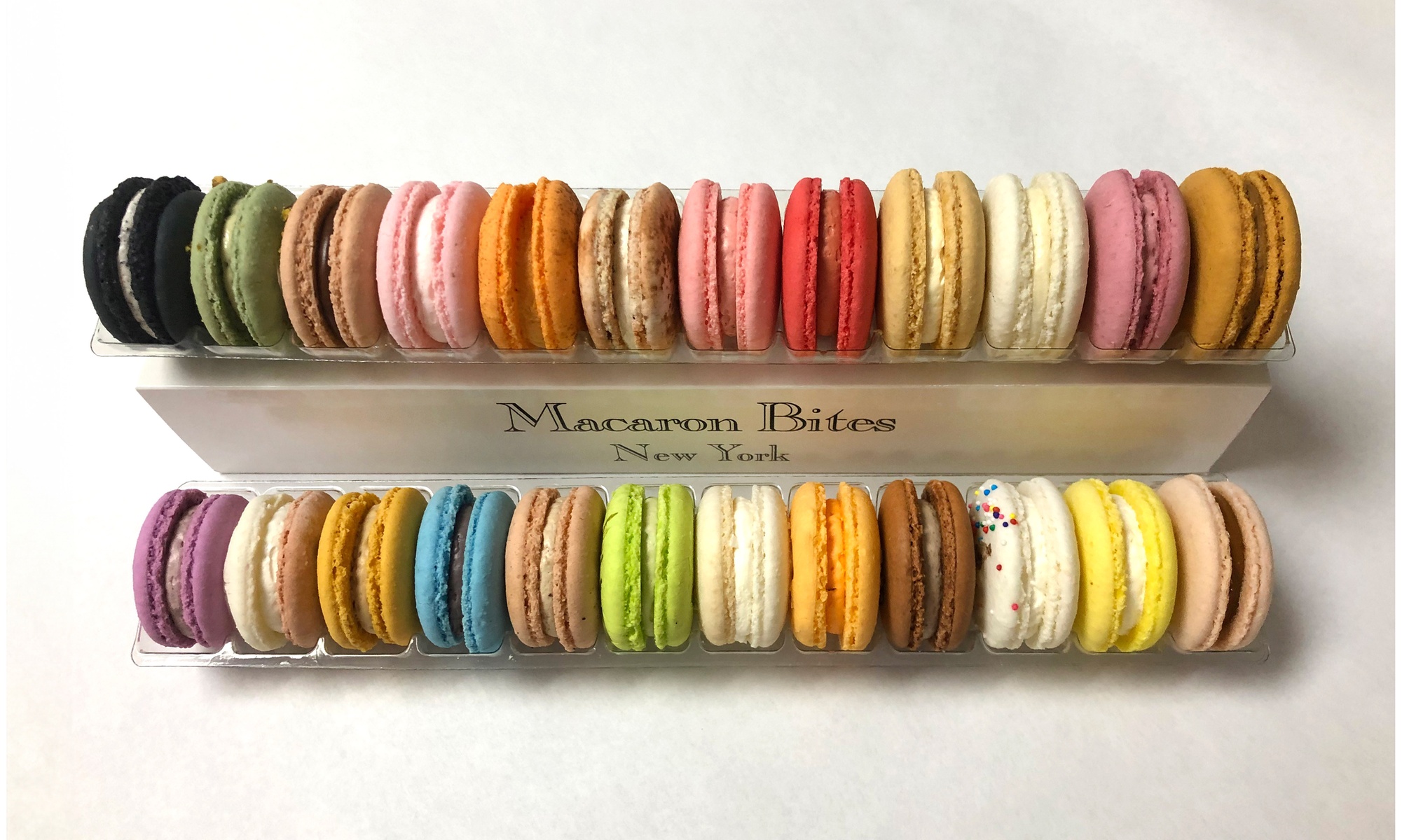 Macaron Bites French Macarons Assorted Gift Box of 24